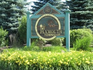 plymouth township sign